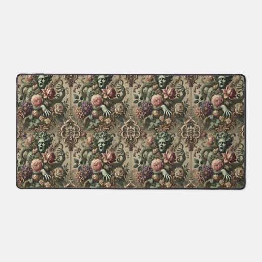 Opernopulenz - gotisches Blumenbarock Schreibtischunterlage (Vorderseite)