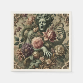 Opernopulenz - gotisches Blumenbarock Serviette