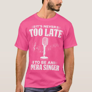 Opernsänger für Opernsolist Tenorsänger Musik T-Shirt