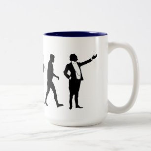 Opernsänger und Opernliebhaber, die Geschenke Zweifarbige Tasse