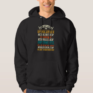 Opernsängerin für Opernfestival Tenor Sängermusik Hoodie