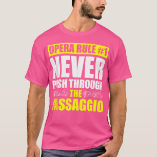 Opernsängerin für Opernfestival Tenor Sängermusik T-Shirt