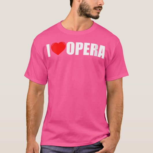 Opernsängerin Liebe T-Shirt (Vorderseite)