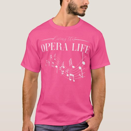 Opernsängerin Vocalist Lido Choir Musik Theater T-Shirt (Vorderseite)