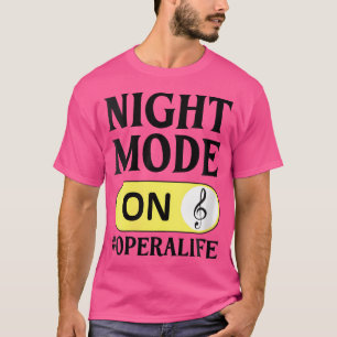 Opernsängerin Vocalist Lido Choir Musik Theater T-Shirt