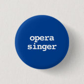 Opernsängertypografie Button (Vorderseite)