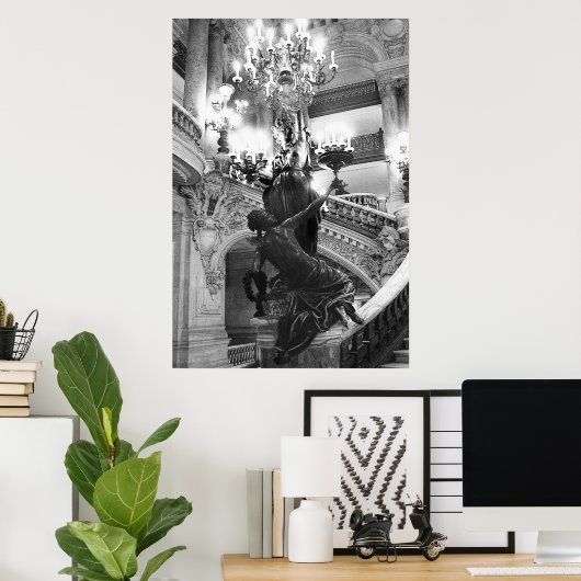 Operntreppe Poster (Heimbüro)