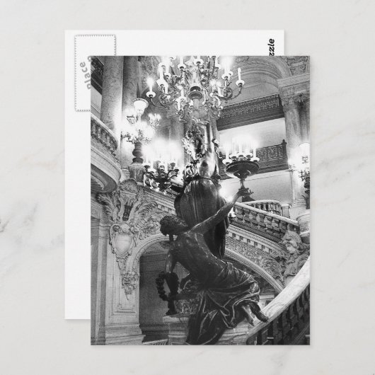 Operntreppe Postkarte (Vorne/Hinten)