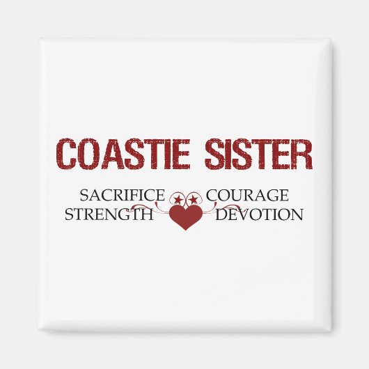 Opfer der Coastie-Schwester, Stärke, Mut Magnet (Vorne)