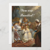 Opfer der Einladung zur Bestätigung (Vorne/Hinten)