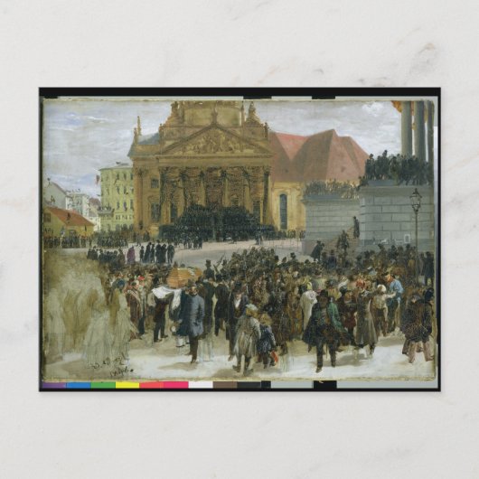 Opfer der Revolution des März Postkarte (Vorderseite)