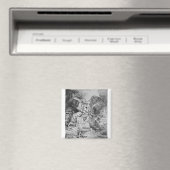 Opfer von Abraham - Rembrandt - c1655 Magnet (In Situ (Geschirrspüler))