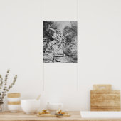 Opfer von Abraham - Rembrandt - c1655 Poster (Küche)