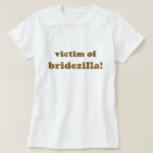 Opfer von Bridezilla   Fun Tigerprint T - Shirt