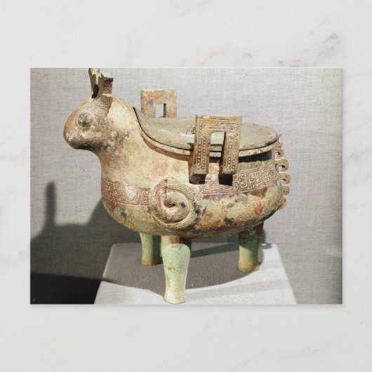 Opferische Tierfigur Postkarte (Vorderseite)