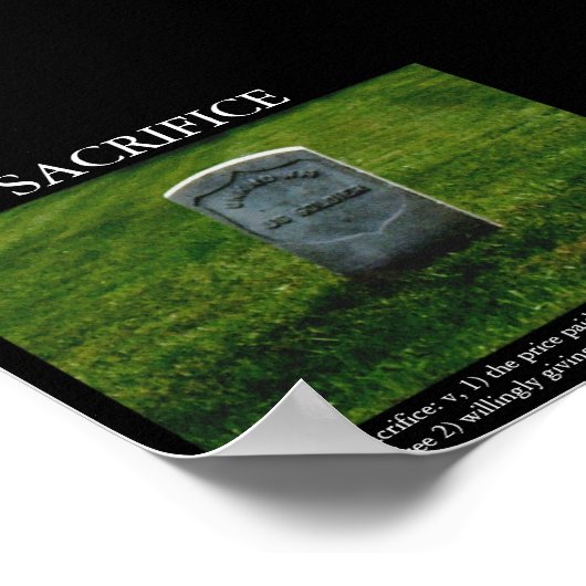 opfern poster (Ecke)