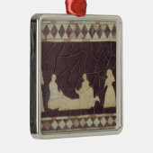 Opferszene Silbernes Ornament (Rechts)