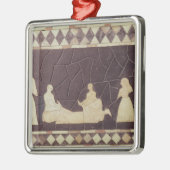 Opferszene Silbernes Ornament (Links)