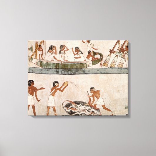 Opflege und Reinigung eines Stiers Leinwanddruck (Vorderseite)