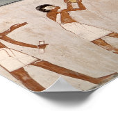 Opflege und Reinigung eines Stiers Poster (Ecke)