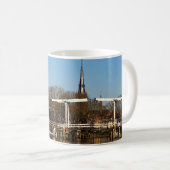 Ophaalbrug in Nederland. Kaffeetasse (VorderseiteRechts)