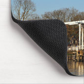 Ophaalbrug in Nederland. Mousepad (Ecke)