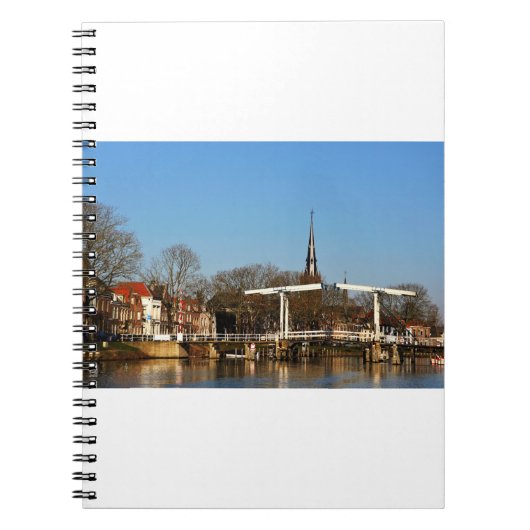 Ophaalbrug in Nederland. Notizblock (Vorderseite)