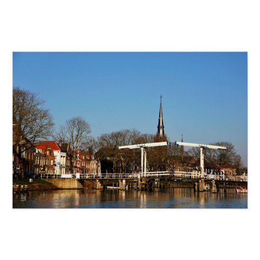 Ophaalbrug in Nederland. Poster (Vorderseite)