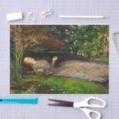 Ophelia, 1851 von John Everett Millais Seidenpapier (Handwerk)