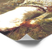 Ophelia 1889 von John William Waterhouse Poster (Ecke)