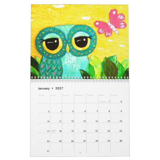 Ophelia 2009 kalender (Jan 2027)