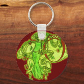 Ophelia-Absinth Schlüsselanhänger (Vorderseite)
