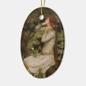 Ophelia am Teich von John William Waterhouse Keramikornament (Links)