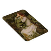 Ophelia am Teich von John William Waterhouse Magnet (Rechte Seite)