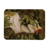 Ophelia am Teich von John William Waterhouse Magnet (Horizontal)