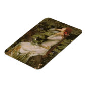 Ophelia am Teich von John William Waterhouse Magnet (Linke Seite)