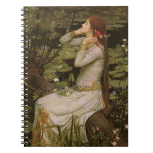 Ophelia am Teich von John William Waterhouse Notizblock