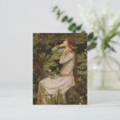 Ophelia am Teich von John William Waterhouse Postkarte (Stehend Vorderseite)