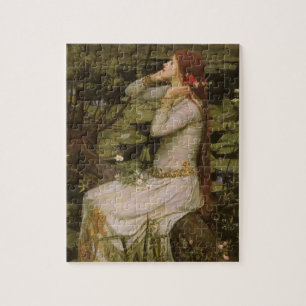 Ophelia am Teich von John William Waterhouse Puzzle