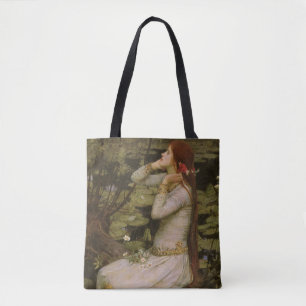 Ophelia am Teich von John William Waterhouse Tasche