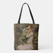Ophelia am Teich von John William Waterhouse Tasche (Rückseite)