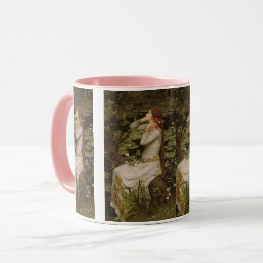 Ophelia am Teich von John William Waterhouse Tasse (Vorderseite Links)