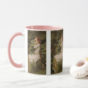 Ophelia am Teich von John William Waterhouse Tasse