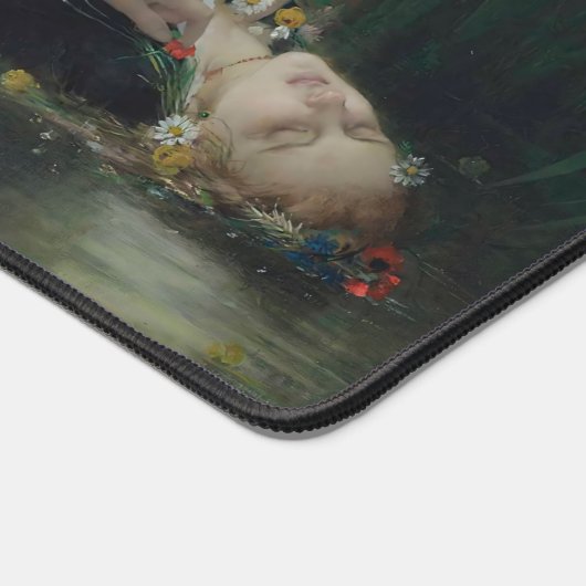Ophelia Art by Jean Baptiste Bertrand Schreibtischunterlage (Ecke)