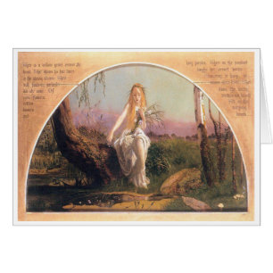 Ophelia, Arthur Hughes, 1852