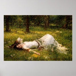 Ophelia by John William Waterhouse Poster