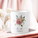 Ophelia Cottagecore Dusty Pink Blütenbraun Kaffeetasse<br><div class="desc">Feiern Sie Ihre Liebe mit der zeitlosen Schönheit der Hochzeitskollektion "Ophelia Floral" in der staubrosa Farbenpracht, die für Romantik und Eleganz entworfen wurde. Diese Hochzeitssuite ist mit handbemalten Aquarellfarben und zartem Blattwerk ausgestattet und besticht durch die Anmut und den Charme einer im Garten inspiriert Hochzeit. Ideal für diejenigen, die eine...</div>