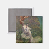 Ophelia Drowning, 1895 Magnet (Vorderseite/Rückseite)