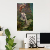Ophelia Drowning, 1895 Poster (Heimbüro)