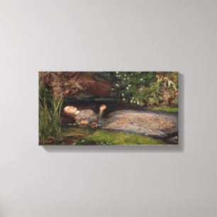 Ophelia durch John Everett Millais Leinwanddruck